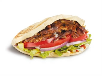 Kebab Frango  fatiado 