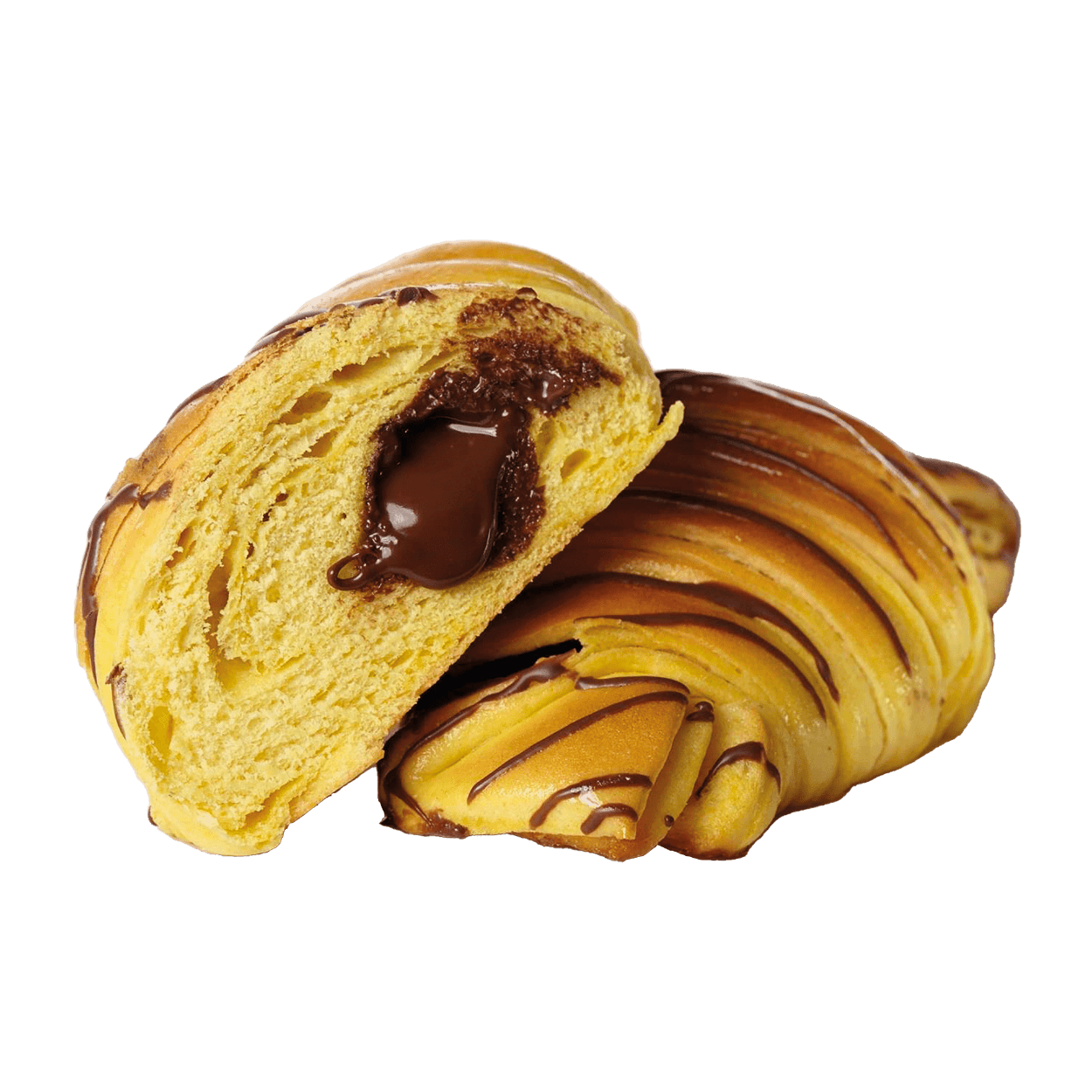 Ref:500004 - Croissant Brioche Chocolate Cozido 